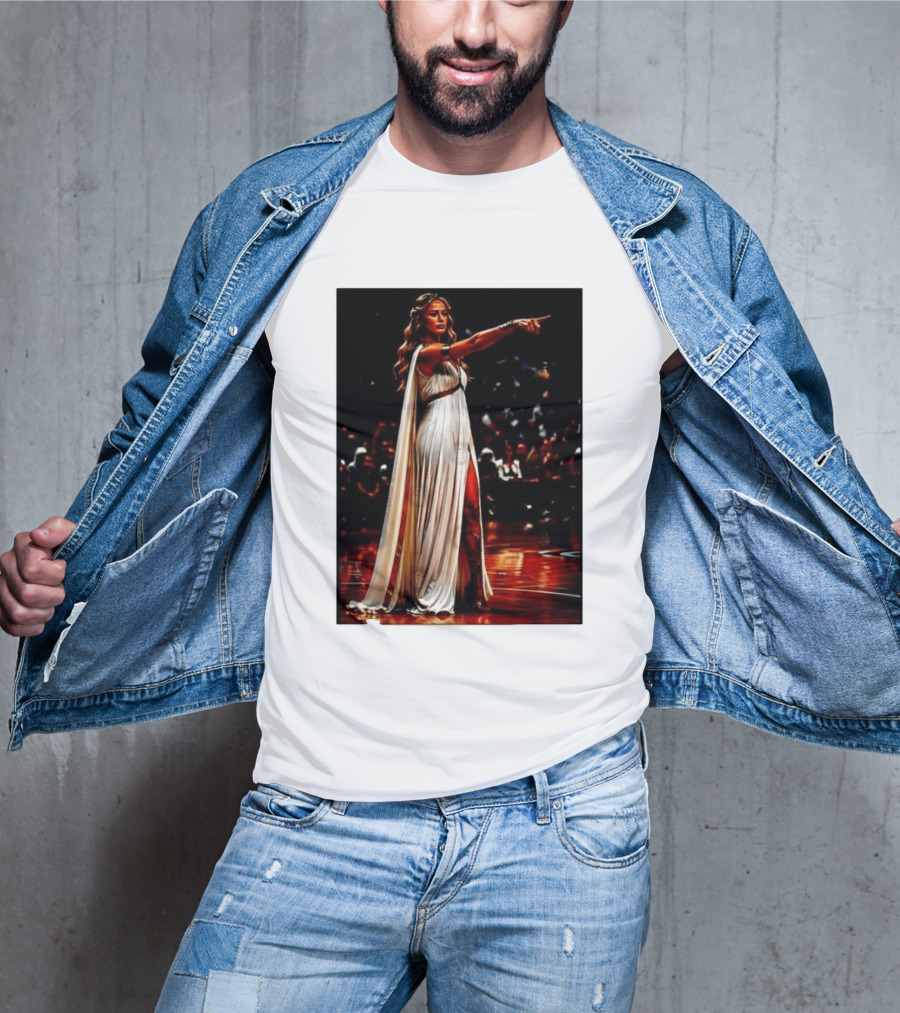 Sophia Cunningham WNBA Goddess Pointing Her Finger Basketball Victory Empowerment T-Shirt
