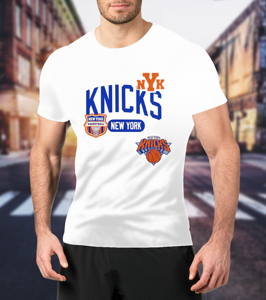 Stephon Marbury Pro Standard New York Knicks NBA Letterman NYK T-Shirt
