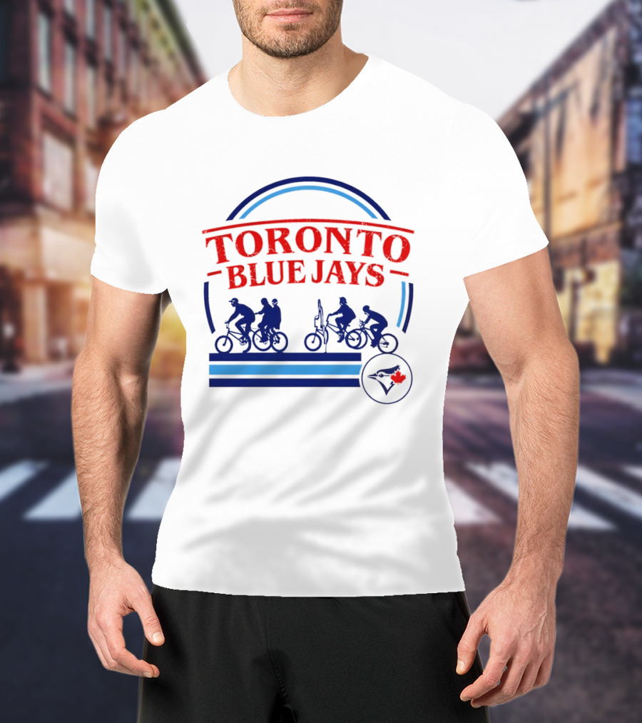 Toronto Blue Jays Stranger Things Bike Crew MLB 2026 T-Shirt