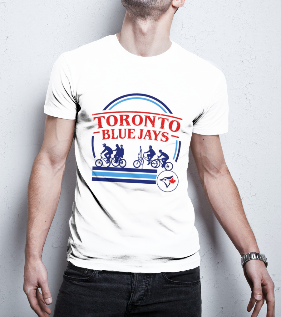 Toronto Blue Jays Stranger Things Bike Crew MLB 2026 T-Shirt