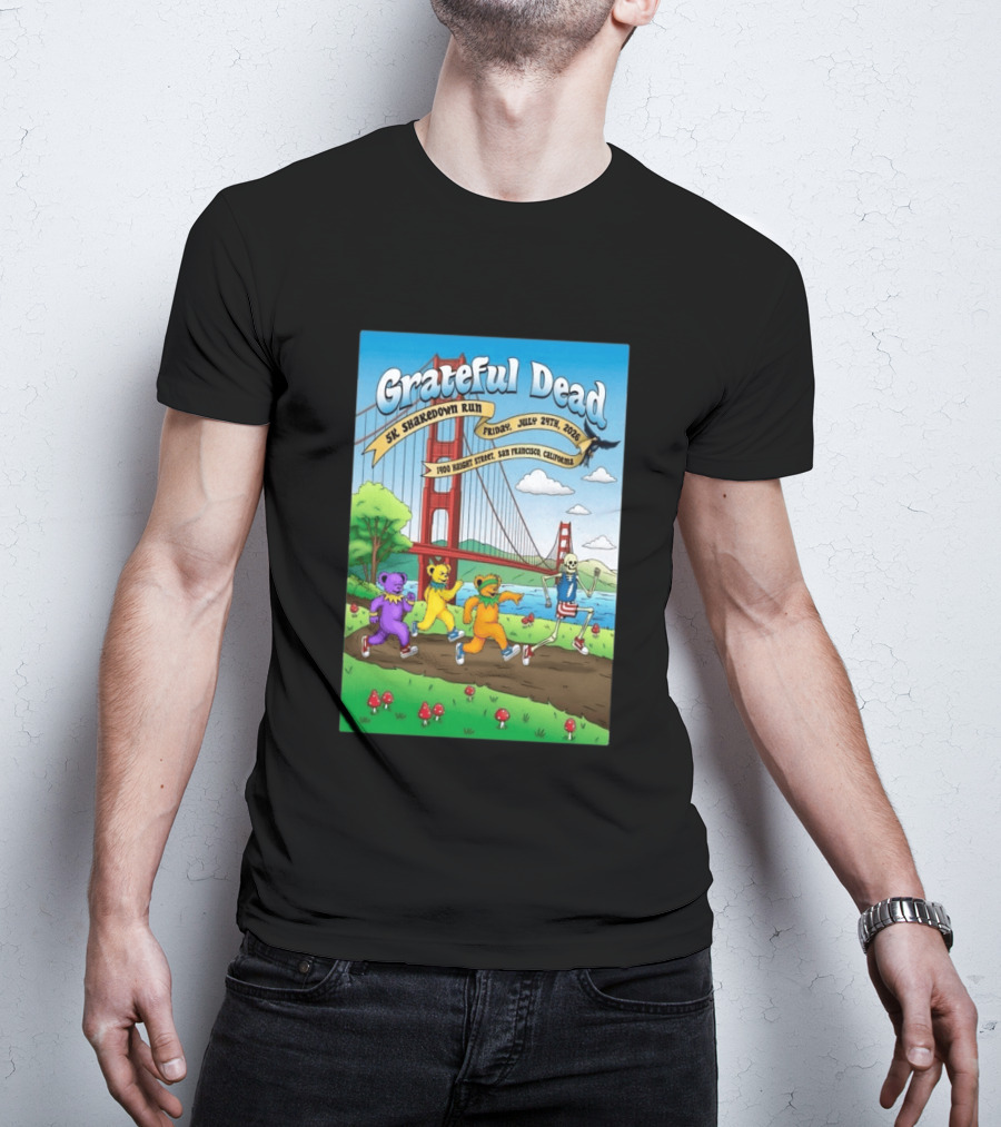 Grateful Dead 5K Shakedown Run July 24 2026 San Francisco California T-Shirt