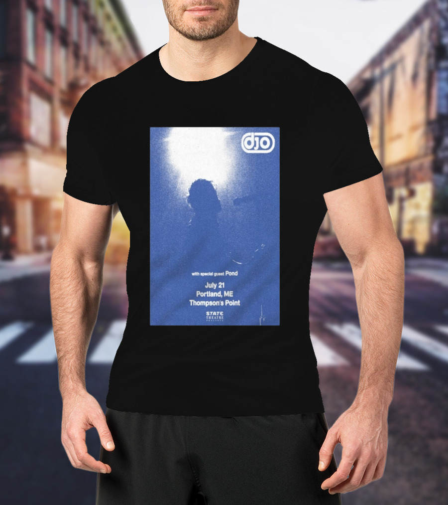 Djo July 21 Portland ME Thompson's Point State Theatre With Special Guest Pond T-Shirt