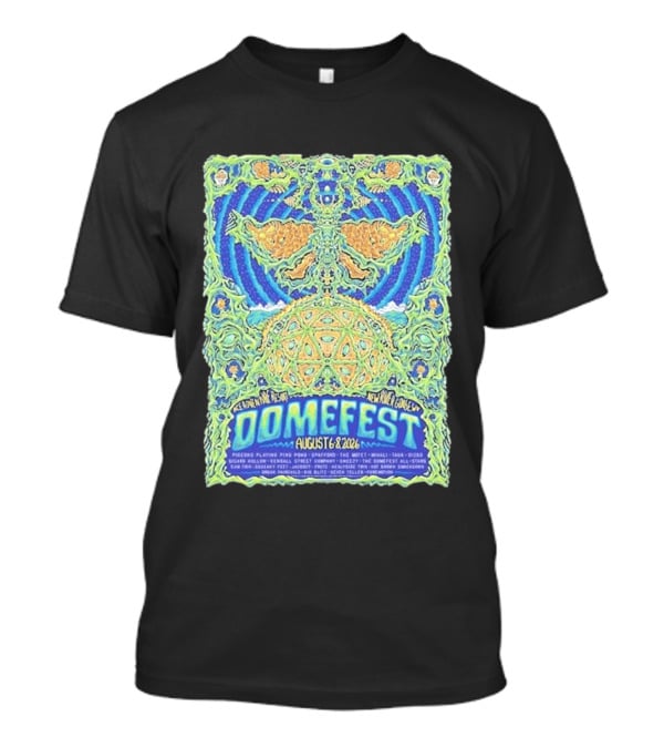 Domefest Line Up At ACE Adventure Resort In New River Gorge West Virginia On August 6 8 2026 T-Shirt