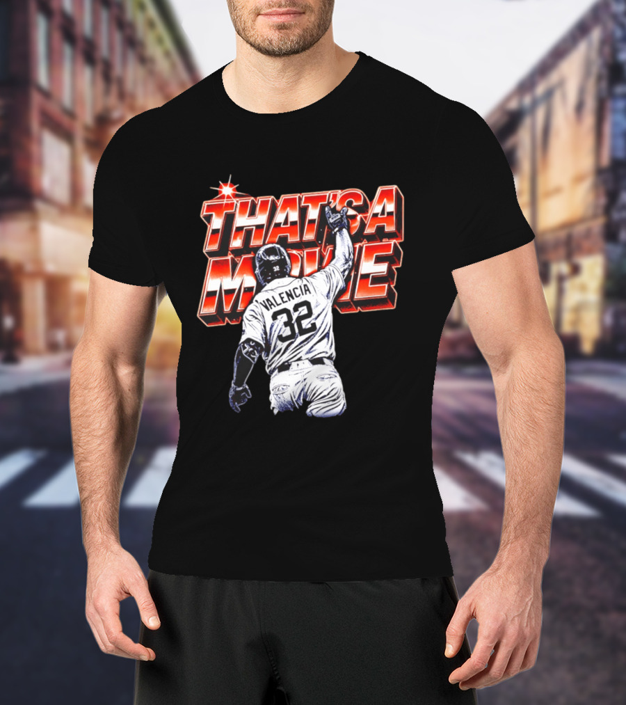 Eduardo Valencia 32 Detroit Tigers That's A Movie T-Shirt