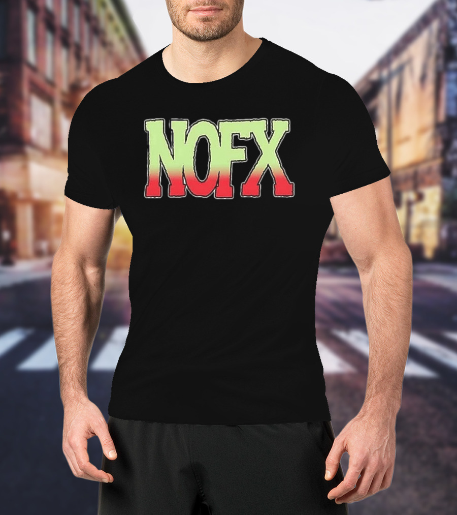 NOFX Ribbed Tour 1991 Vintage Style Nostalgic Punk Band Merch T-Shirt