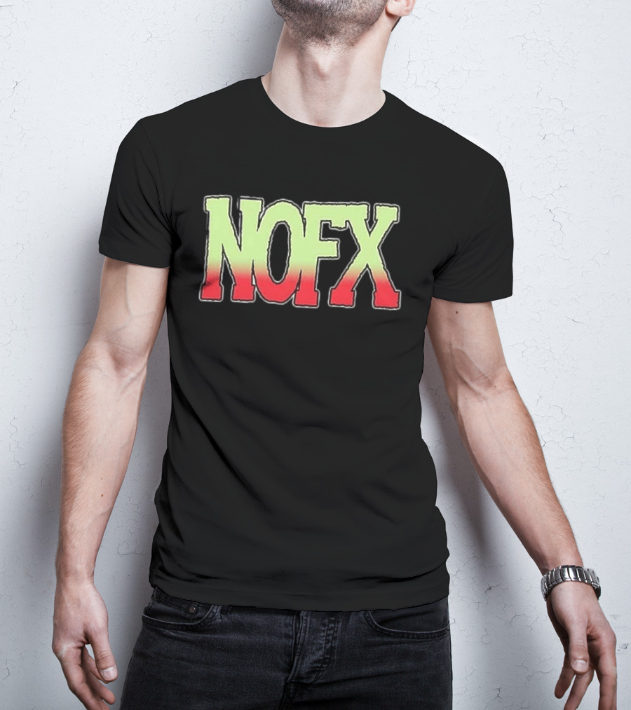 NOFX Ribbed Tour 1991 Vintage Style Nostalgic Punk Band Merch T-Shirt