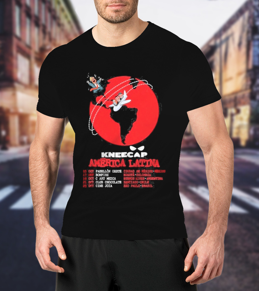 Kneecap América Latina 2026 Tour Dates Oct 15 Mexico City Bogotá Buenos Aires Santiago São Paulo T-Shirt