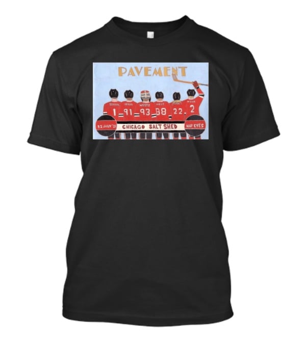 Pavement Band Chicago Salt Shed Nap Eyes July 22 2026 Hockey T-Shirt