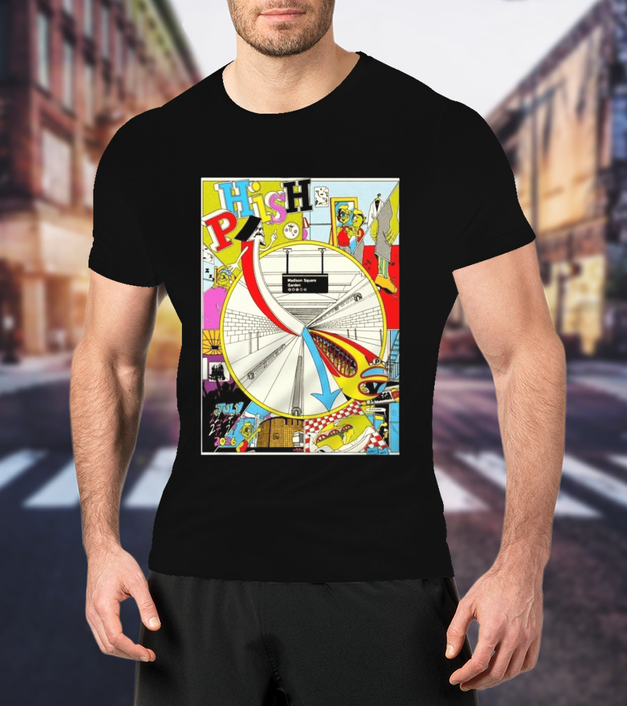 Phish Madison Square Garden NYC July 22 24 25 27 29 2026 T-Shirt