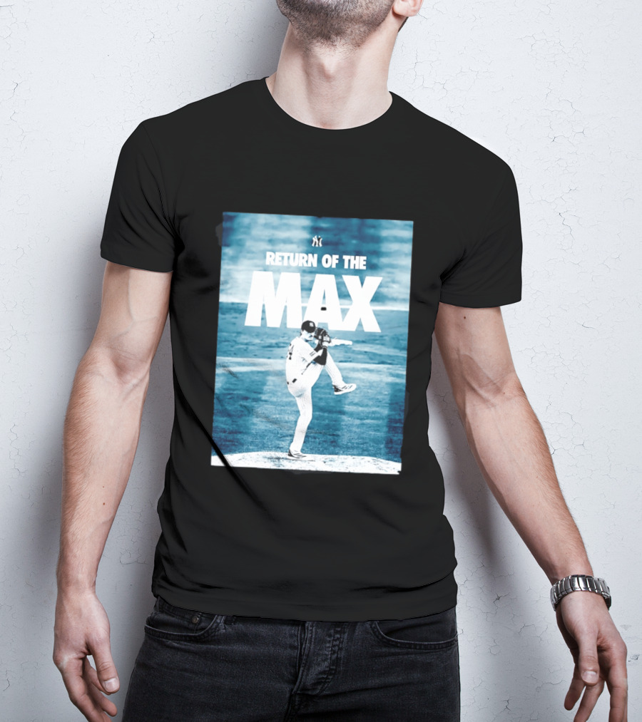 Return Of The Max Fried New York Yankees 54 MLB Pitching Action T-Shirt