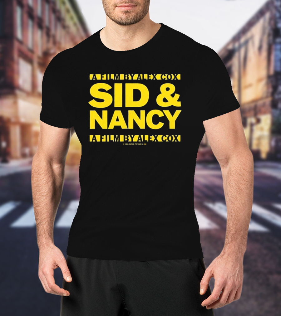 Sid & Nancy Movie Promo Yellow T-Shirt