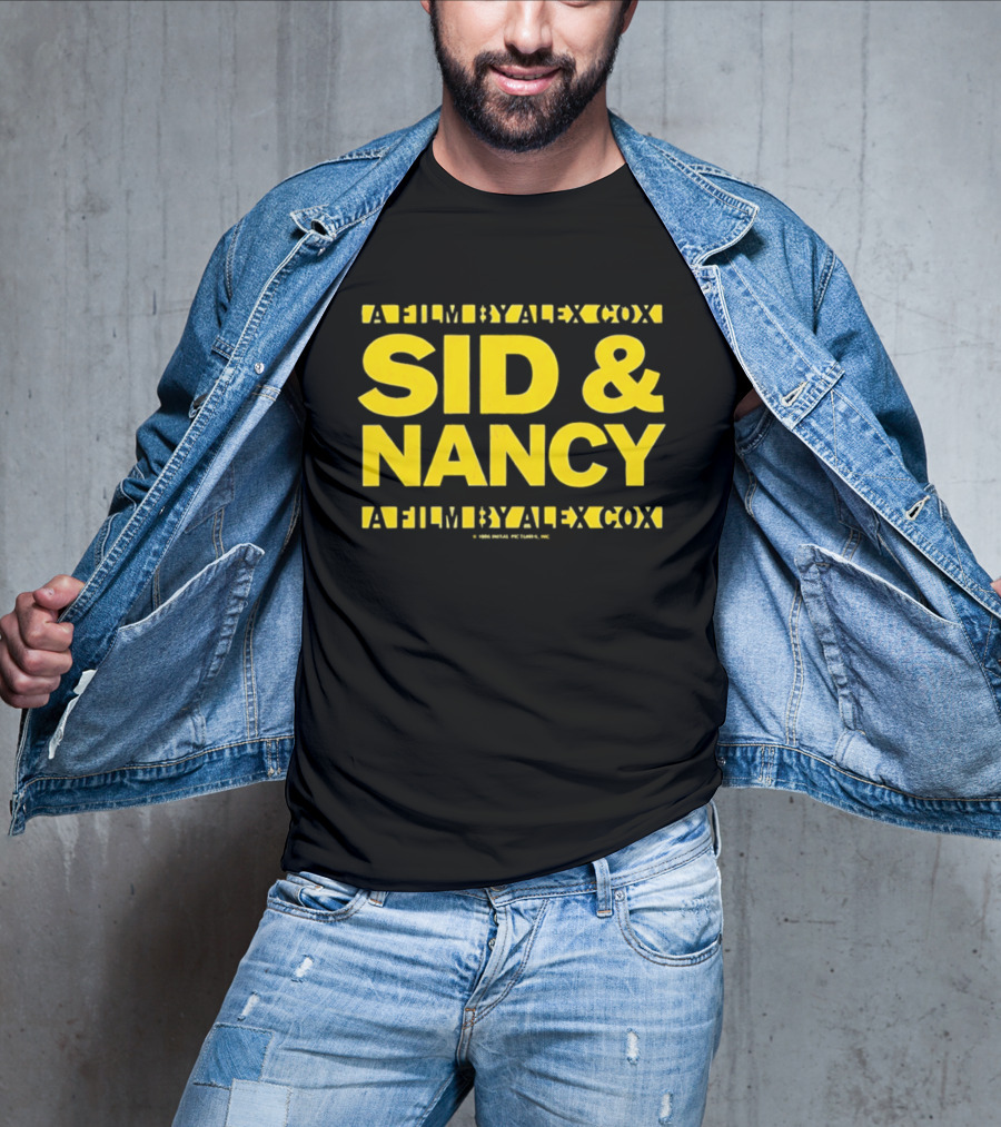 Sid & Nancy Movie Promo Yellow T-Shirt