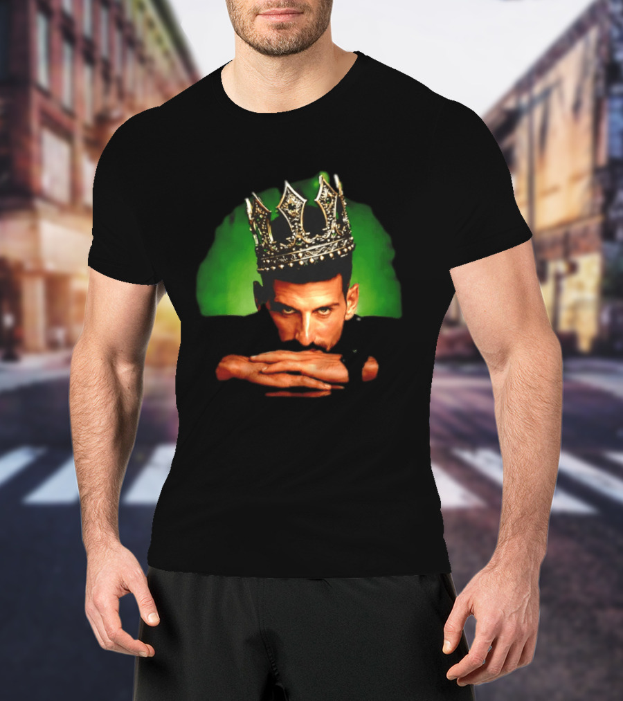 Wimbledon 2026 Novak Djokovic King/Iconic Tennis Champion T-Shirt