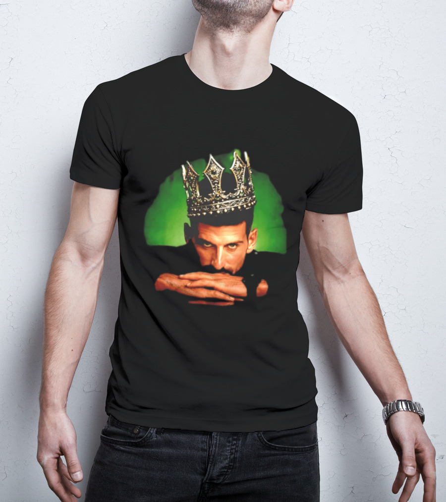 Wimbledon 2026 Novak Djokovic King/Iconic Tennis Champion T-Shirt