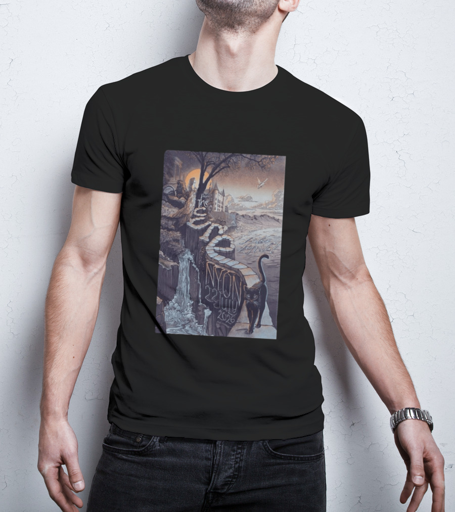 The Cure Paléo Festival Nyon 23 July 2026 Cat And Castle Scenic Pathway T-Shirt