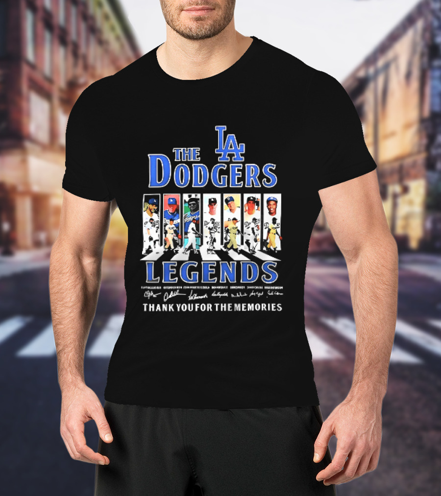 The Dodgers Legends Thank You For The Memories Icons LA T-Shirt