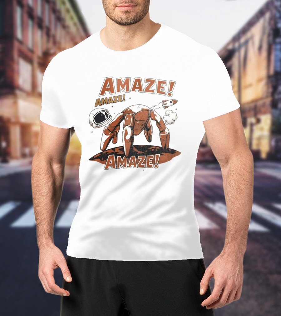 Amaze Rocket Sci Fi Alien Project Hail Mary Book Lover T-Shirt