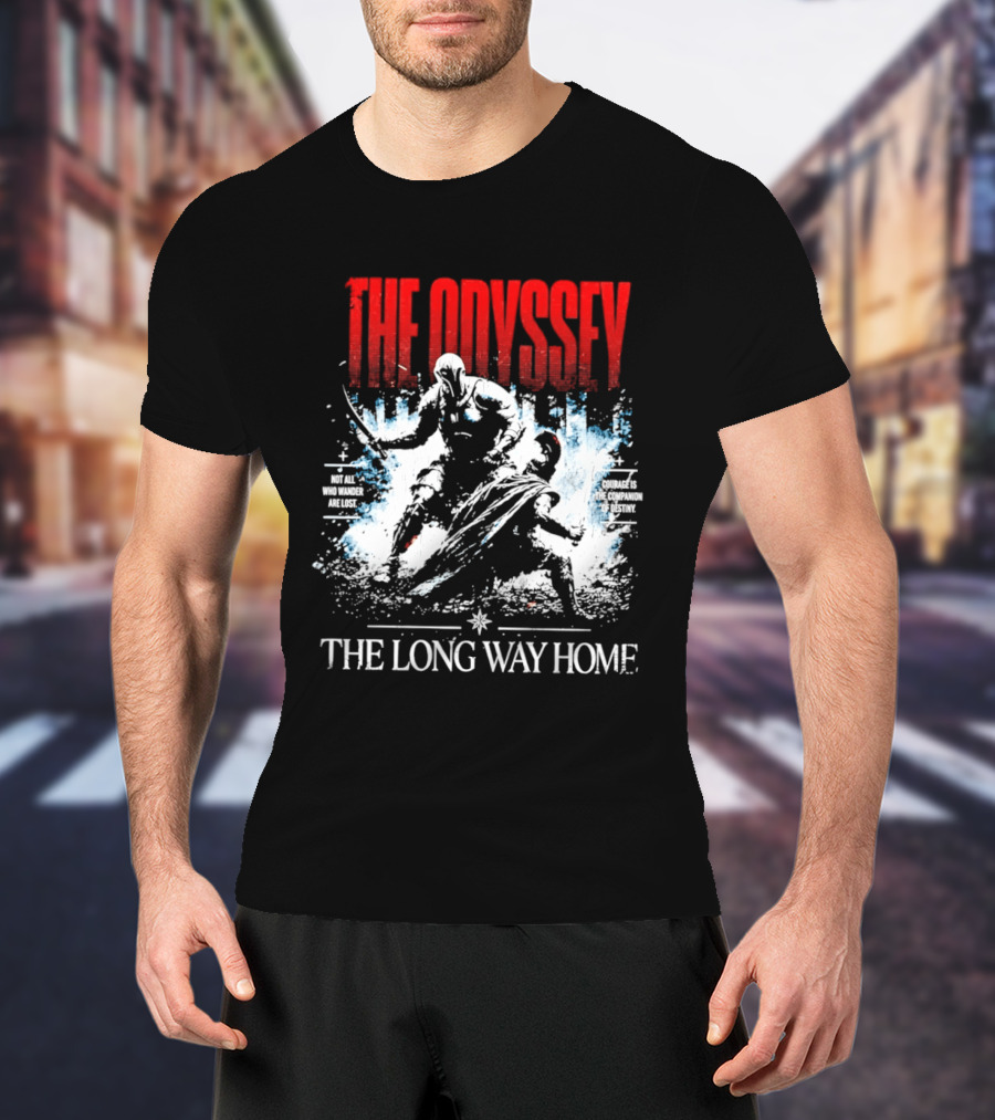 The Odyssey The Long Way Home Skiing Adventure T-Shirt