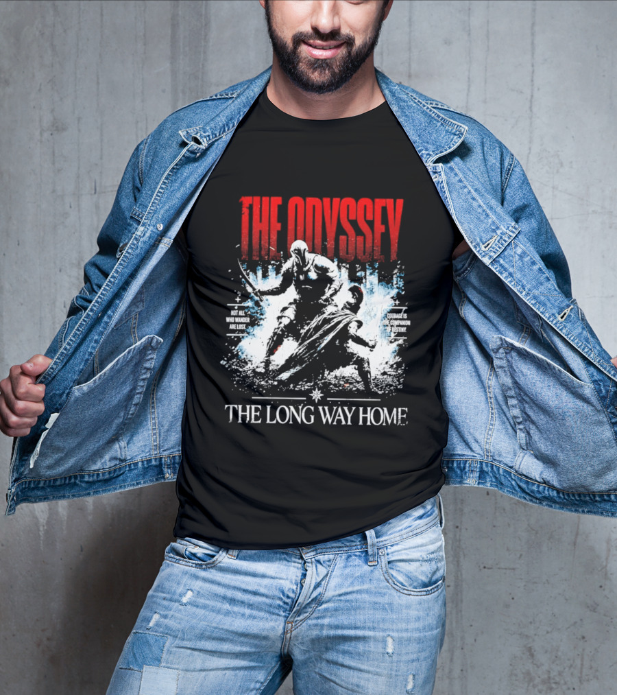 The Odyssey The Long Way Home Skiing Adventure T-Shirt