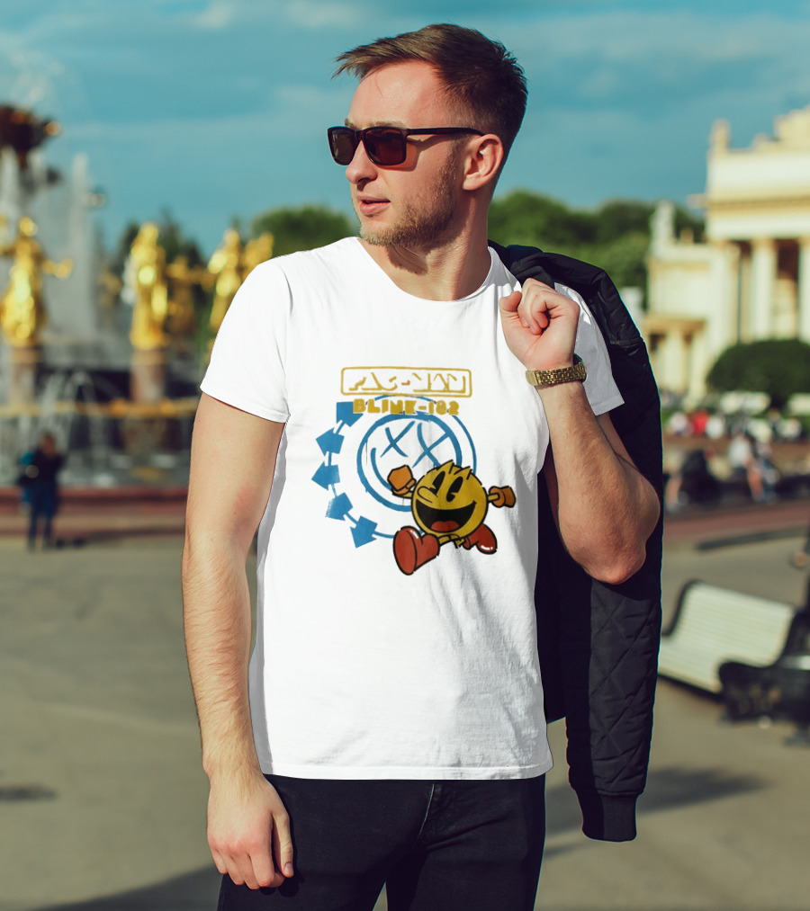 Pac Man Blink 182 San Diego Comic Con 2026 Collaboration T-Shirt