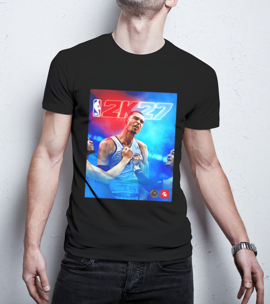 NBA 2K27 Victor Wembanyama San Antonio Spurs T-Shirt