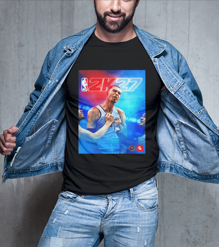 NBA 2K27 Victor Wembanyama San Antonio Spurs T-Shirt