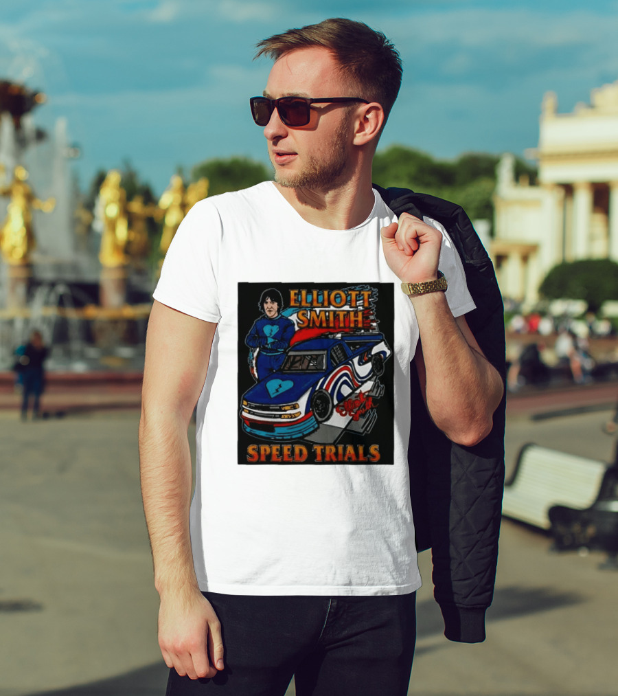 Elliott Smith Speed Trials Racing Car T-Shirt