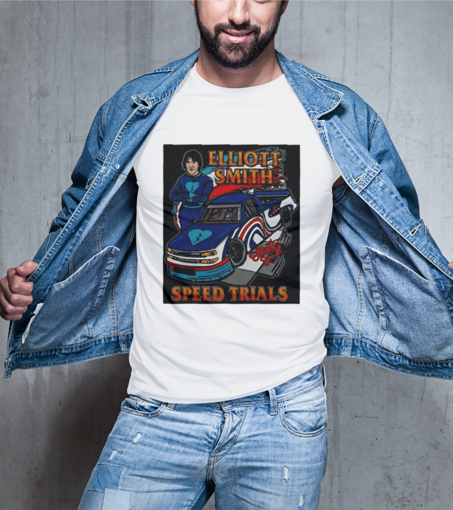 Elliott Smith Speed Trials Racing Car T-Shirt