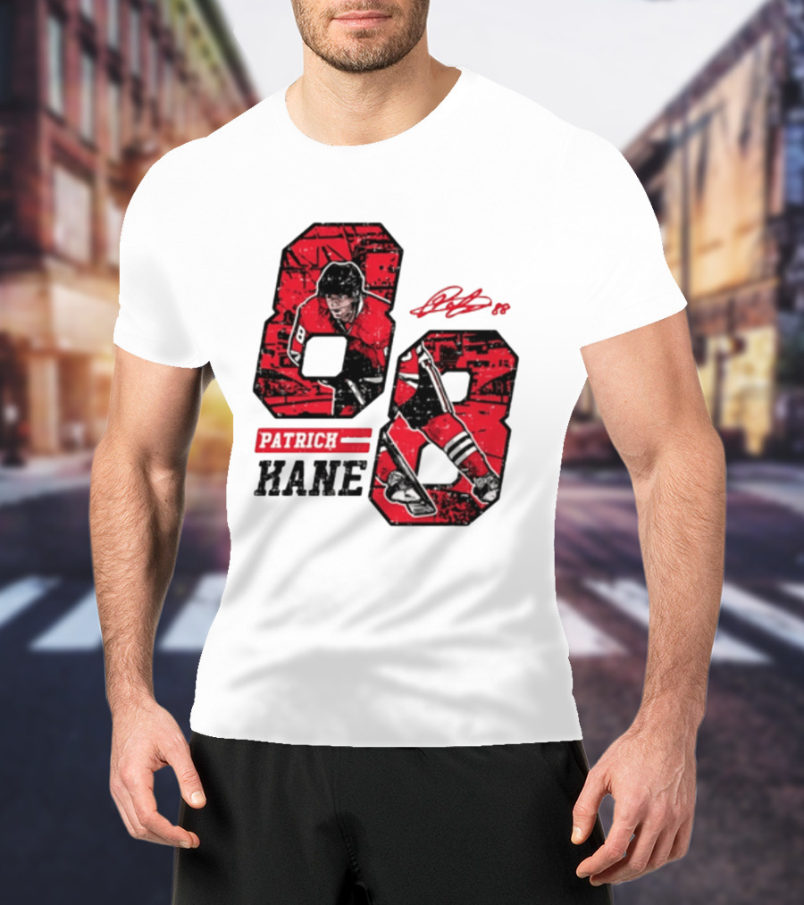 Patrick Kane Chicago Blackhawks 88 Comic Style Collaboration T-Shirt