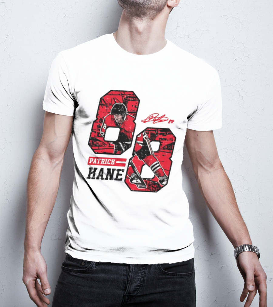 Patrick Kane Chicago Blackhawks 88 Comic Style Collaboration T-Shirt