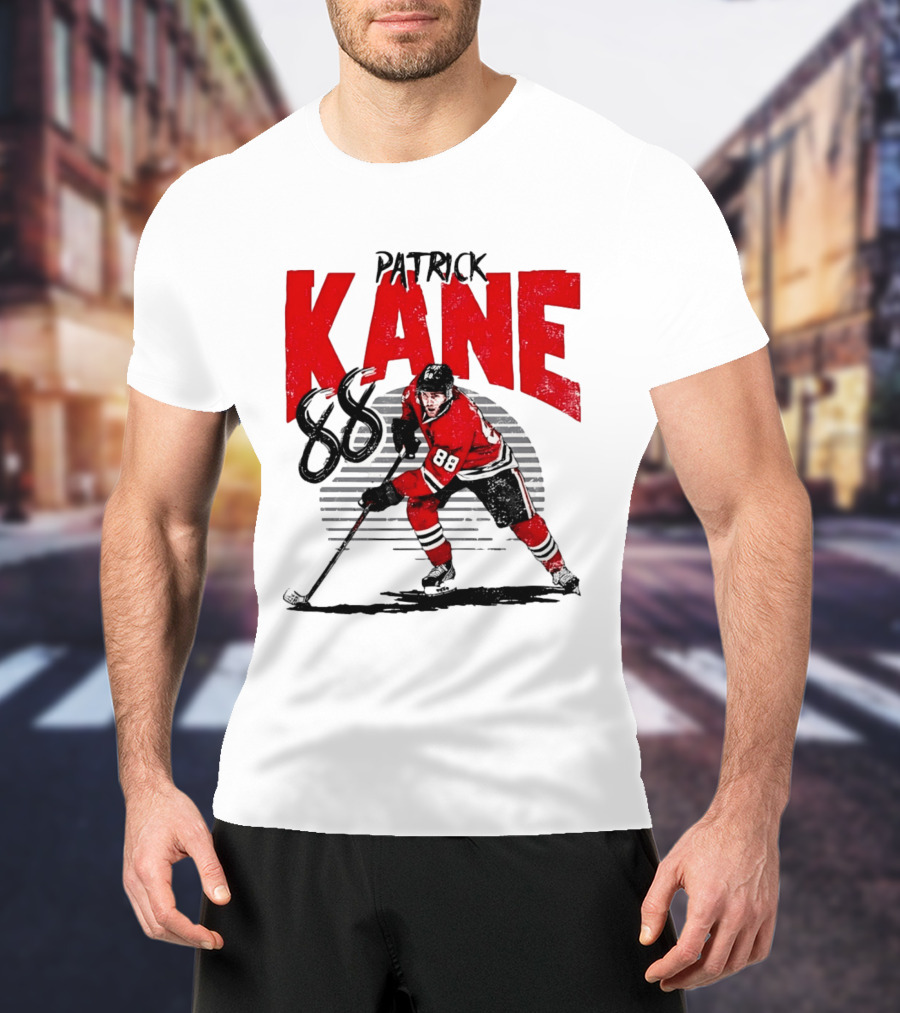 Patrick Kane 88 Chicago Blackhawks Hockey Player Victory T-Shirt