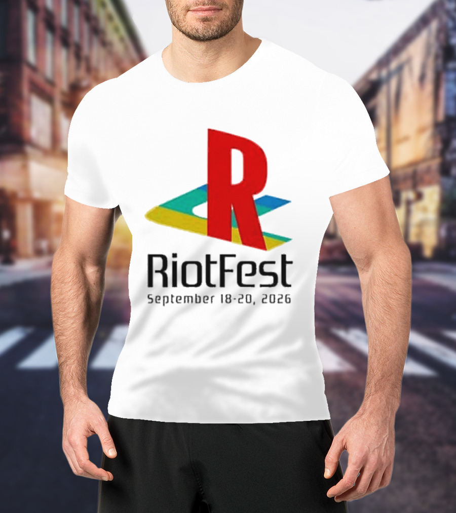 Riot Fest 2026 September 18 20 Colorful R T-Shirt