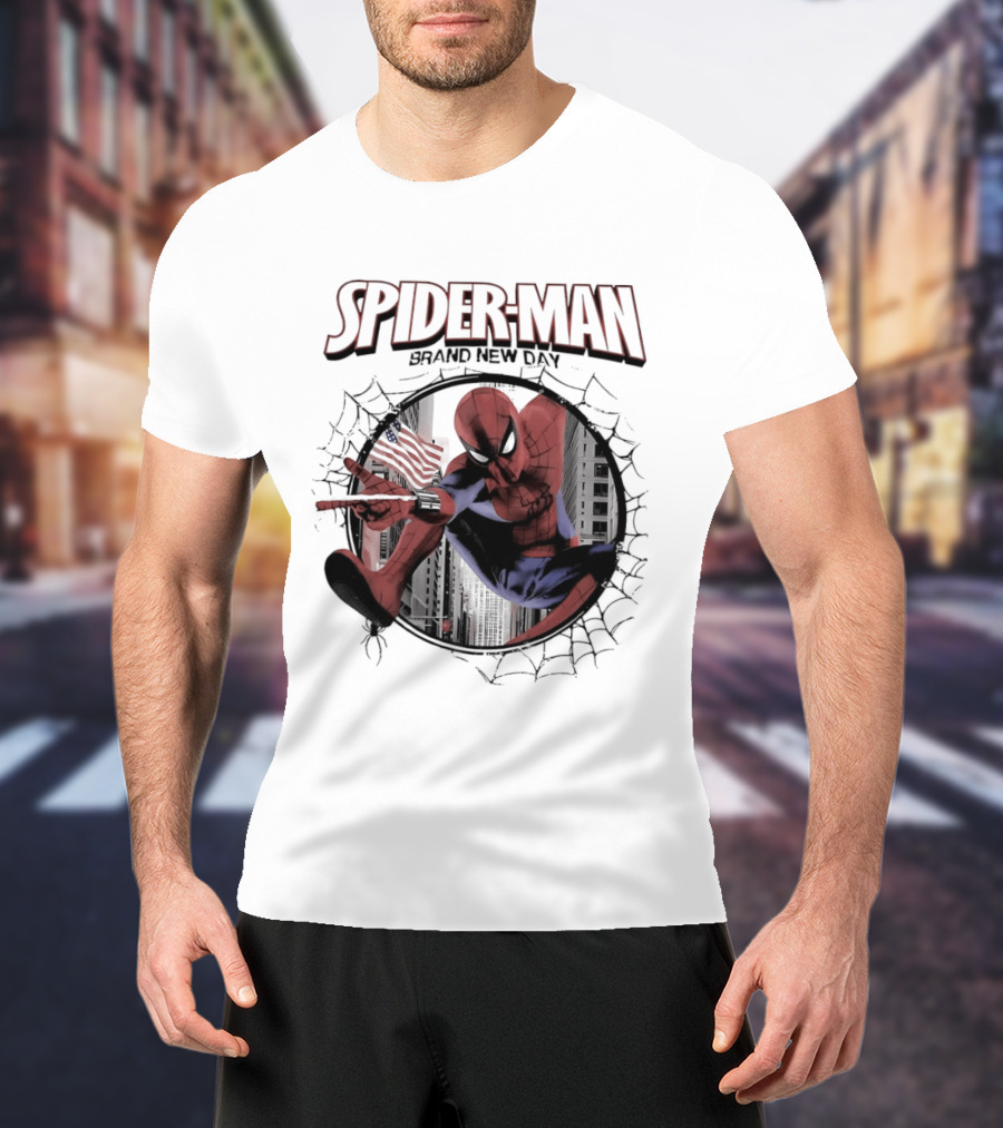 Spider Man Brand New Day Web Slinging T-Shirt