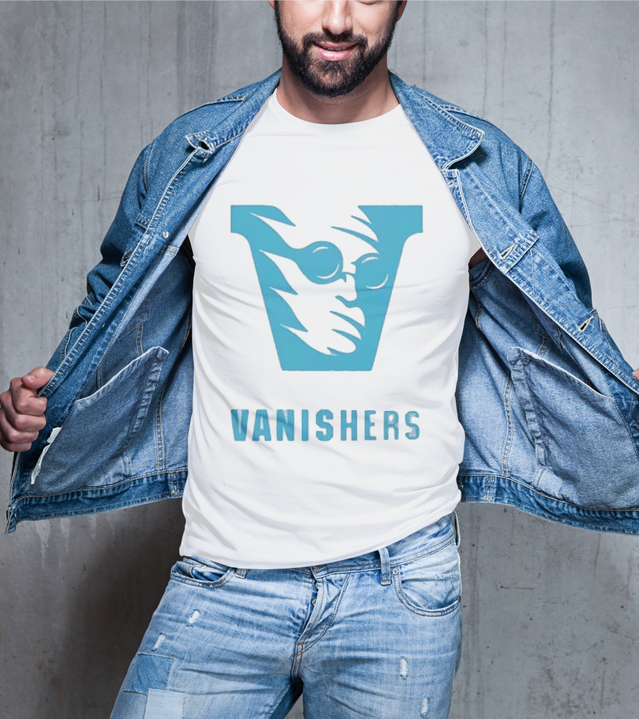 Sussex Vanishers Ghostly Specter Team Vanishers Blue T-Shirt