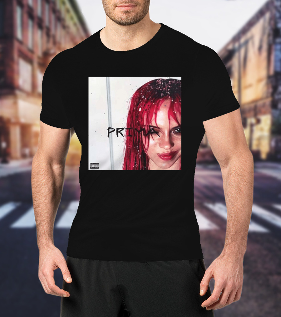 Adela Jergova Prima New Album Cover 2026 Pink Hair T-Shirt
