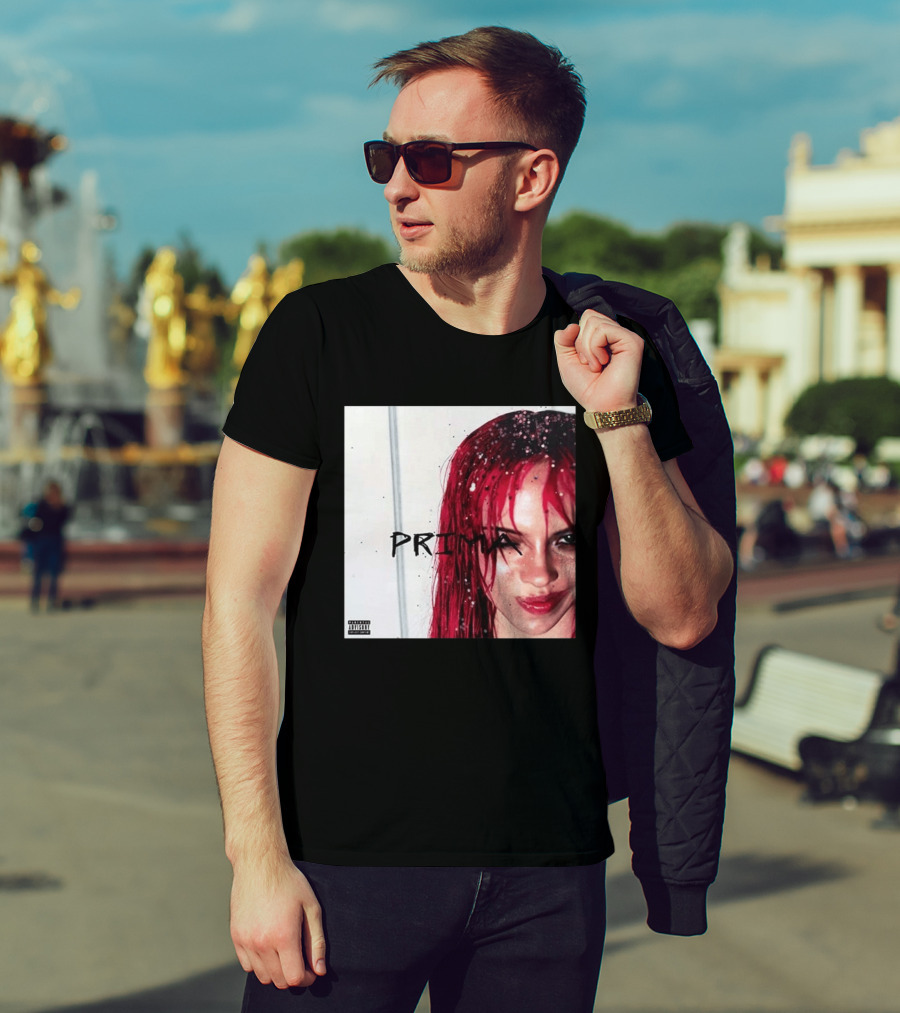 Adela Jergova Prima New Album Cover 2026 Pink Hair T-Shirt