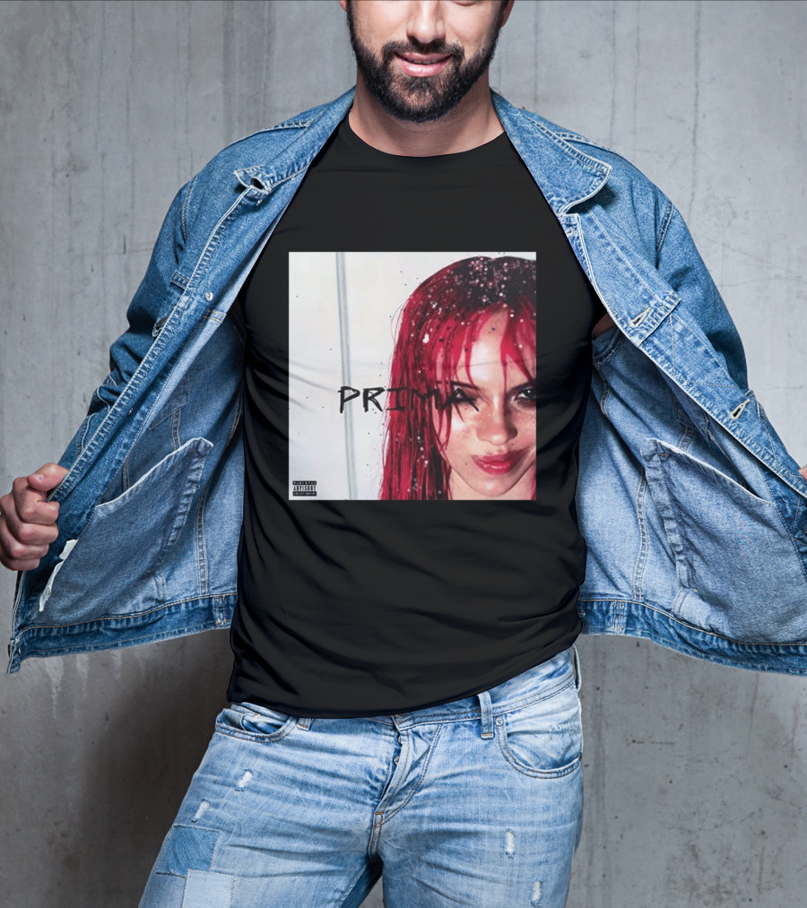 Adela Jergova Prima New Album Cover 2026 Pink Hair T-Shirt