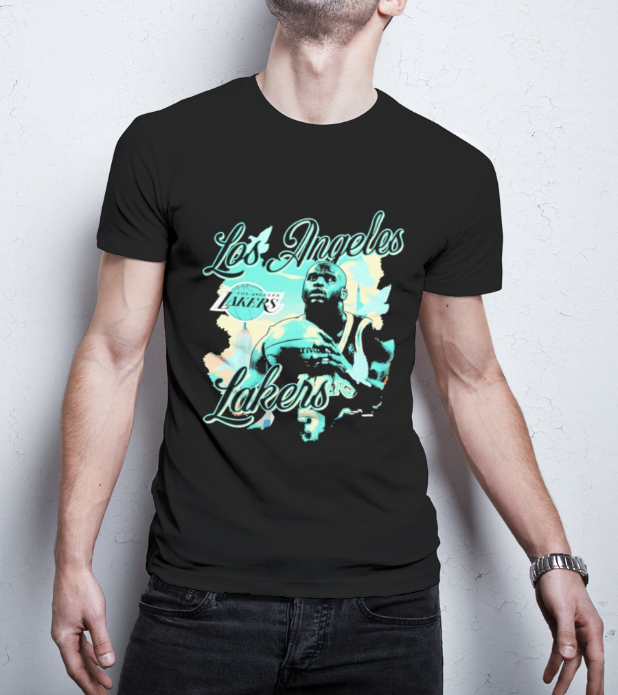 Los Angeles Lakers Anthony Davis No 3 Collage Lakers T-Shirt
