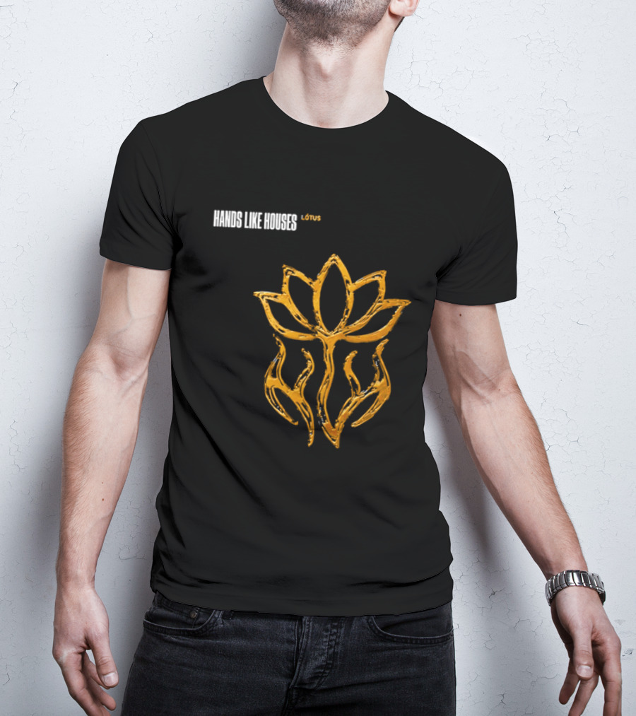 Hands Like Houses Lotus Symbol Yellow T-Shirt