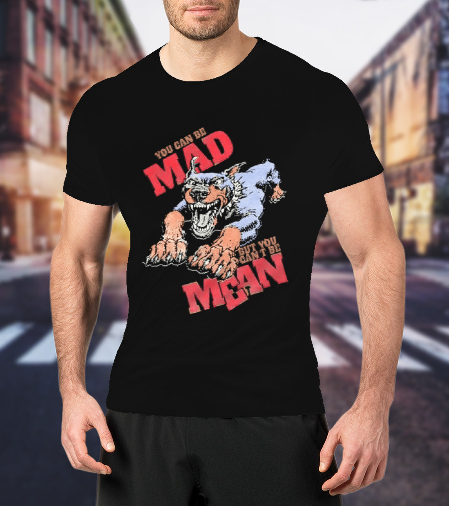 You Can't Be Mad But You Can Be Mean Aggressive Doberman T-Shirt