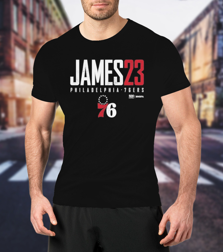 JAMES 23 Philadelphia 76ers 76 NBA T-Shirt
