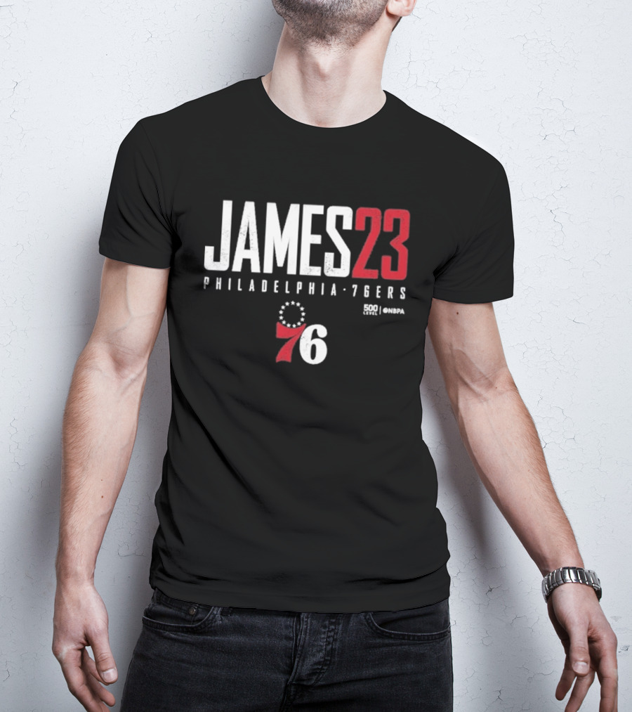 JAMES 23 Philadelphia 76ers 76 NBA T-Shirt