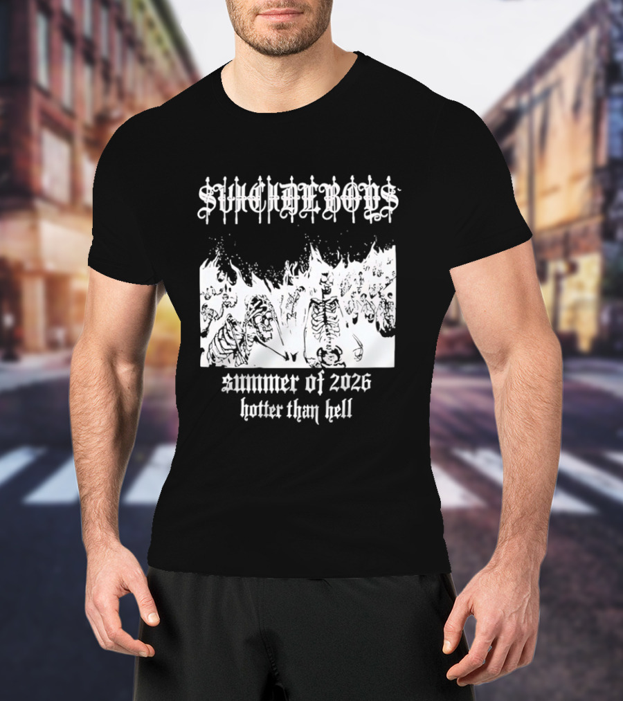 Suicideboys Summer Of 2026 Hotter Than Hell Skeletons T-Shirt