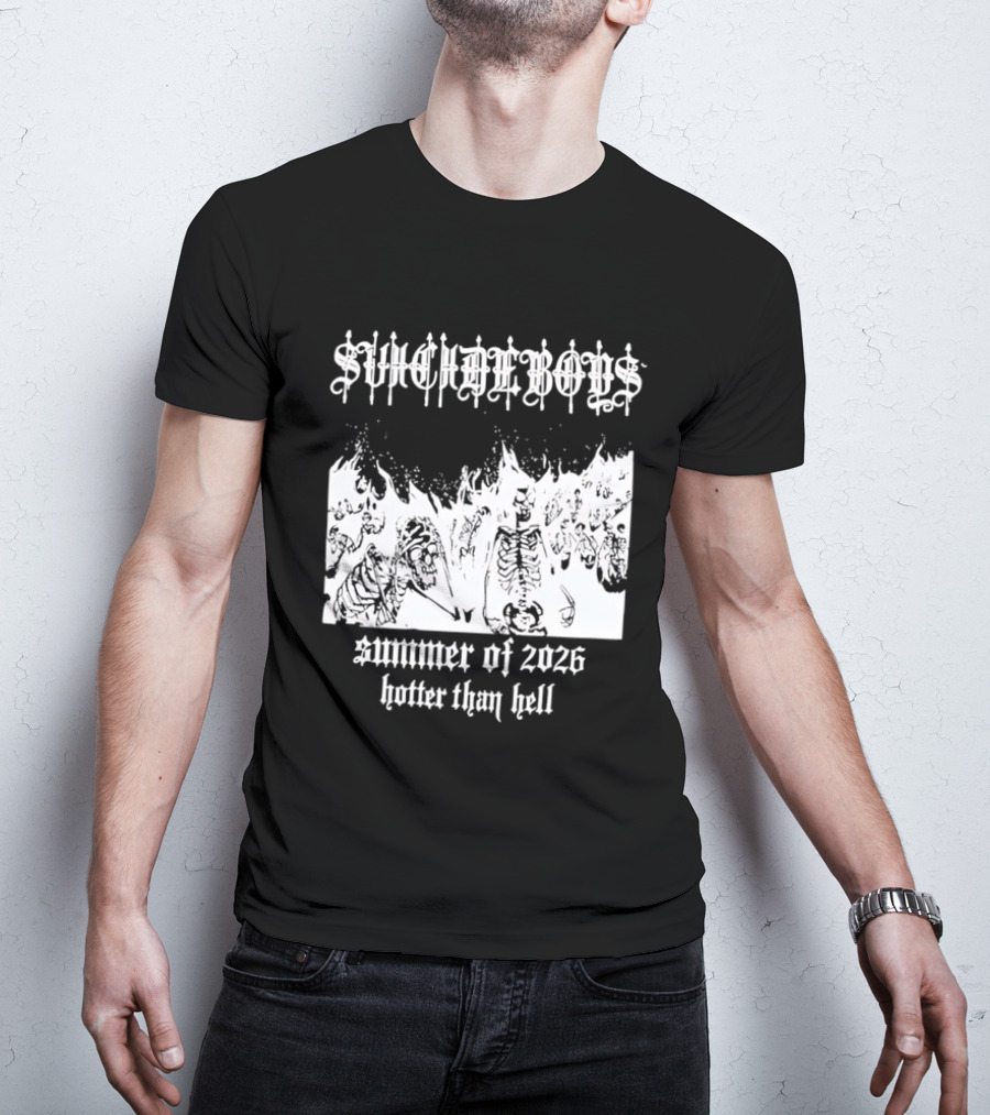 Suicideboys Summer Of 2026 Hotter Than Hell Skeletons T-Shirt