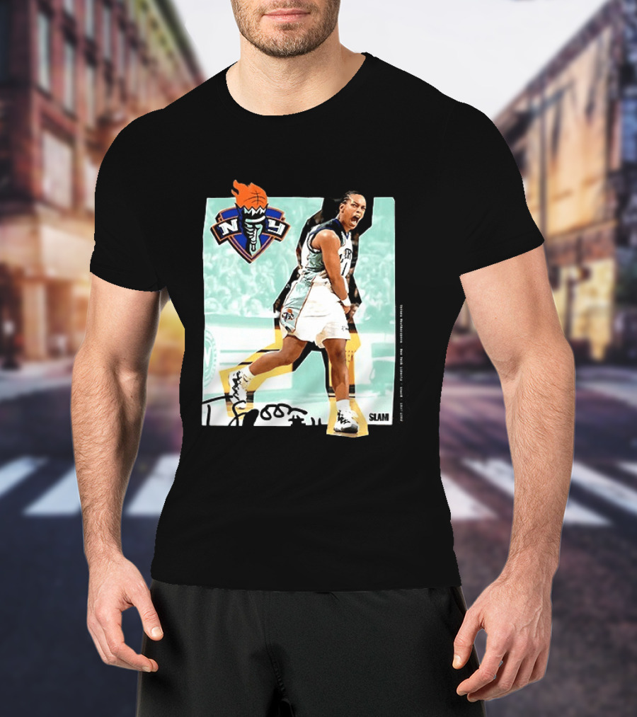 WNBA Legends Teresa Weatherspoon New York Liberty SLAM T-Shirt