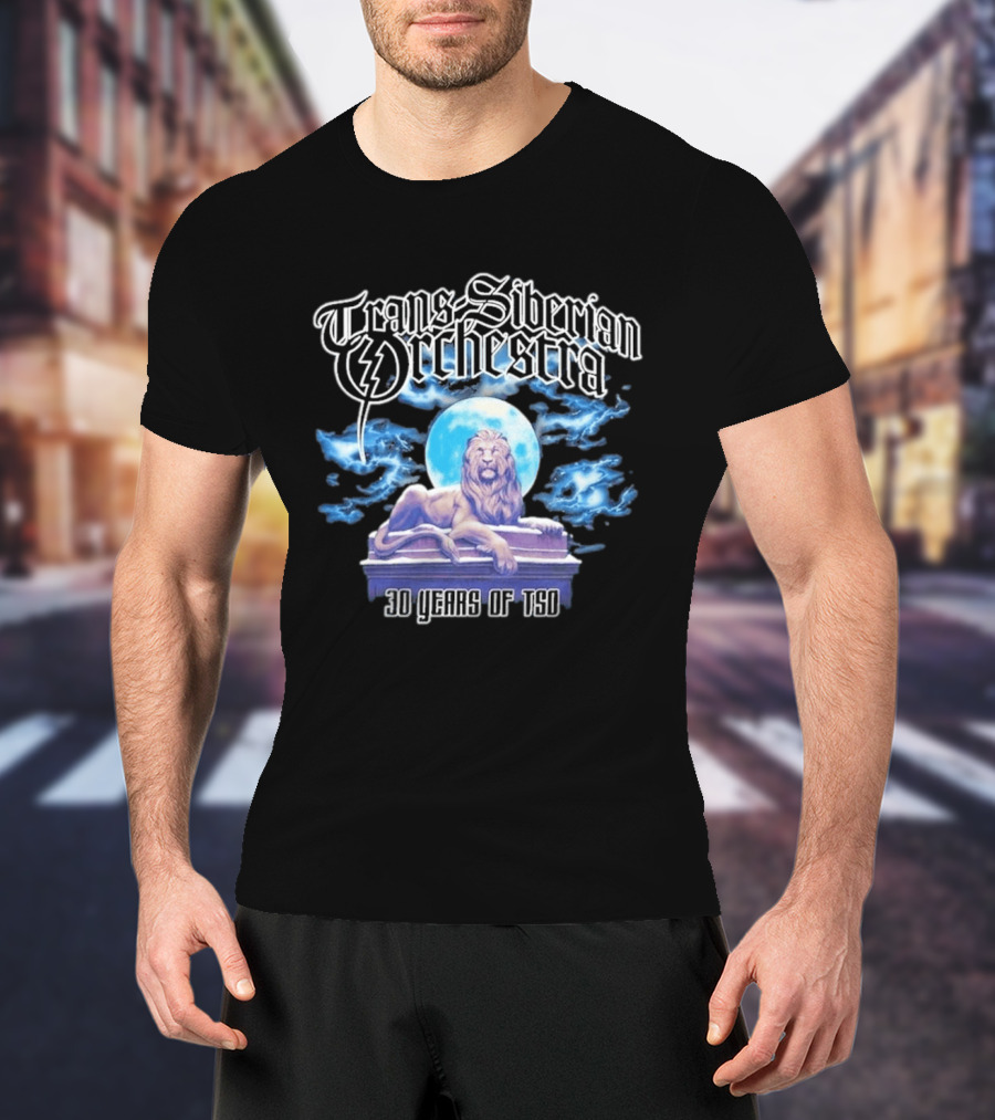 Trans Siberian Orchestra 30 Years Of TSO With Lion And Moon T-Shirt