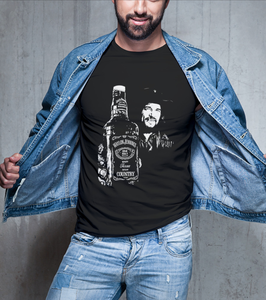Waylon Jennings Old No 8 Brand Texas Country T-Shirt