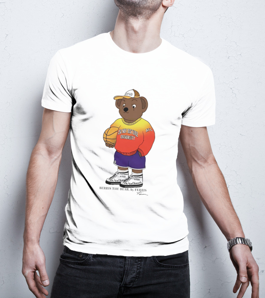 Berris The Bear Basketball Do Not Disturb University Giannis Antetokounmpo T-Shirt