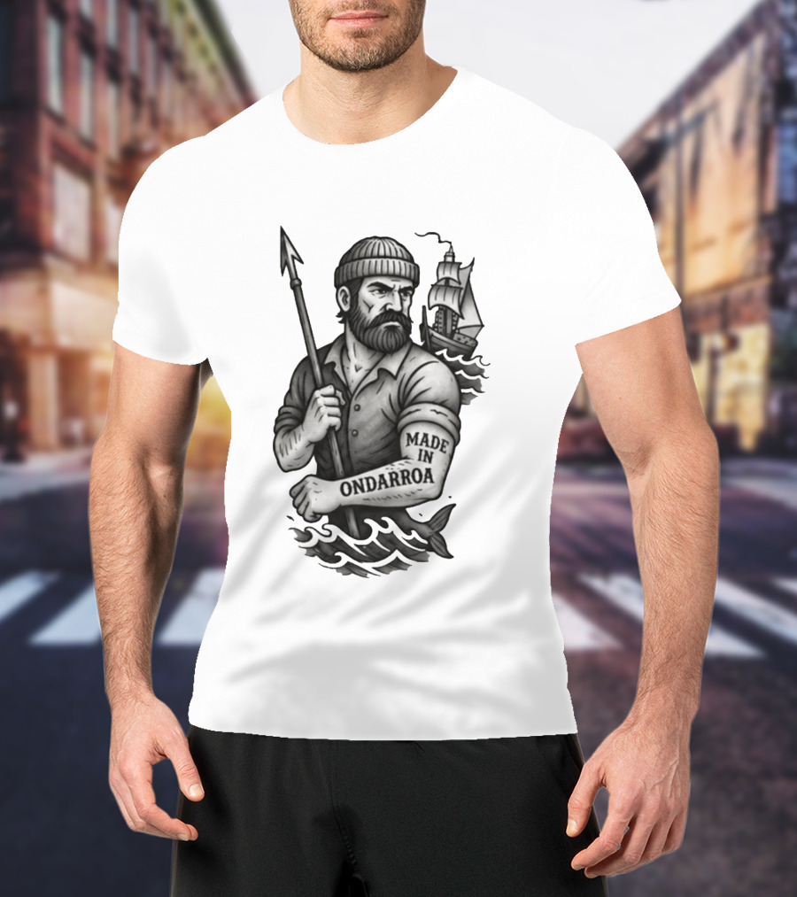 Inigo Martinez Basque Planet Made In Ondarroa Sailor And Ship T-Shirt