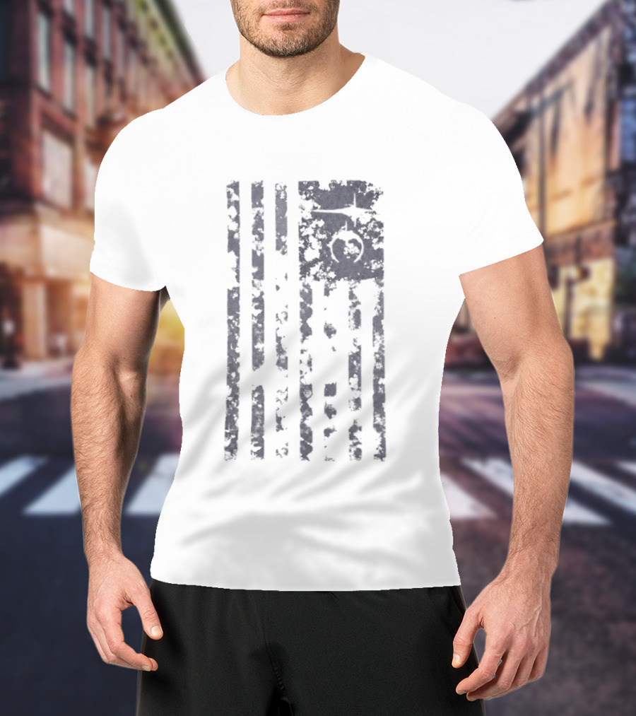 Jake Paul Thug Club Old Glory Distressed American Flag T-Shirt